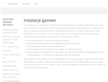 Tablet Screenshot of instalacje-gazowe.info
